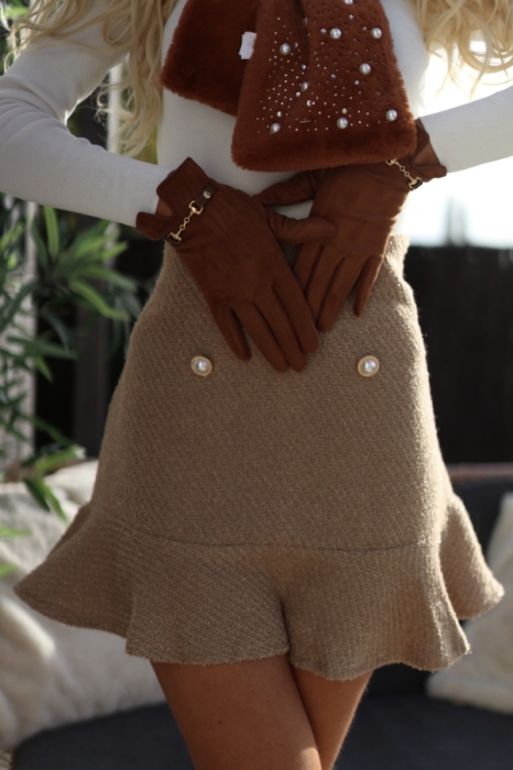 Handshoes camel