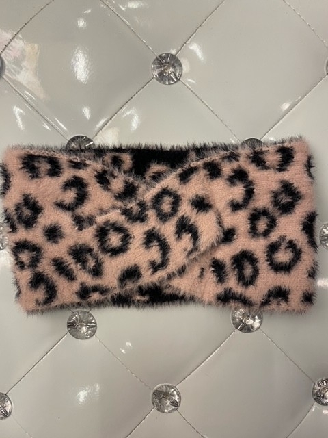 Haarband taupe leo