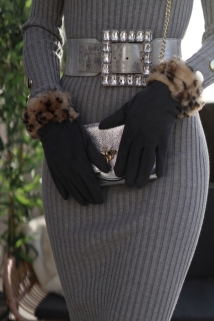 Handschoenen grey leo