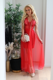 Long dress red 