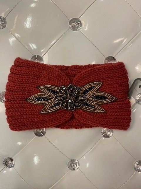 haarband red/black strass