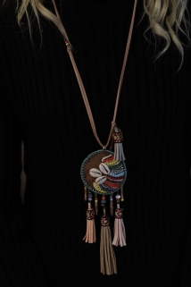 neckless brown multi