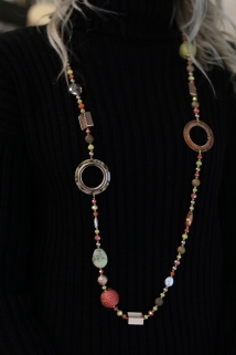 neckless brown multi