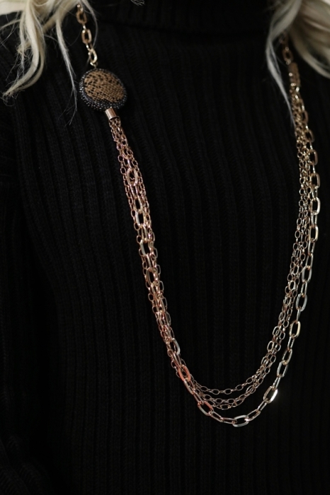 collier rou/gold