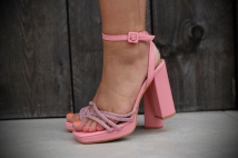 Heels pink strass