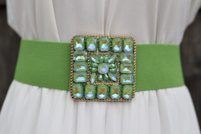 riem groen/gold
