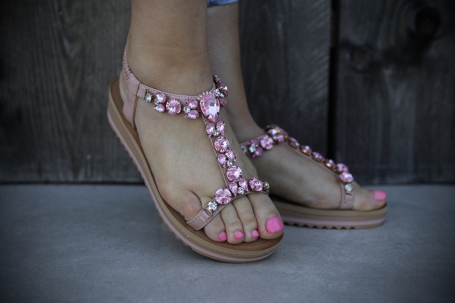 Sandales Pink