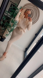 long skirt beige