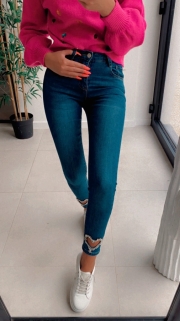 jeans hearts/strass