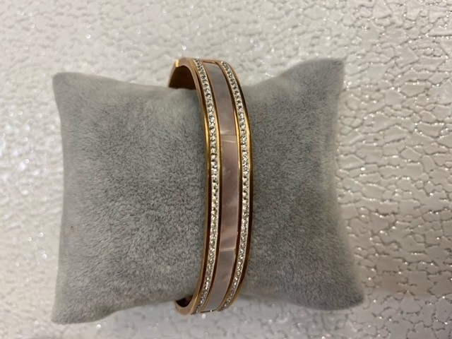 bracelet gold strass