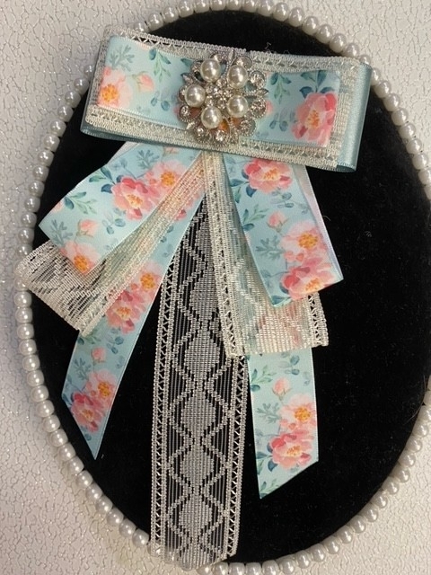 pin flowers strass/perle