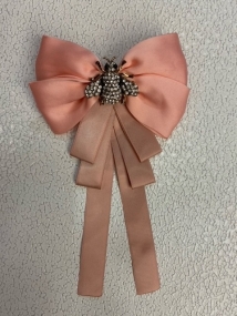 pin pink bee/strass