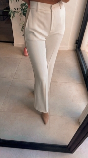 classic pants blanc