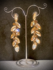 earings gold/champagne