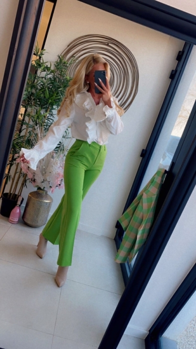 classic pants green