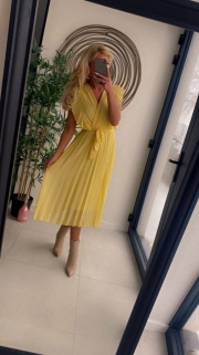 dress long yellow