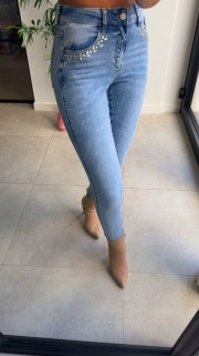 pantalon jeans toxiks strass