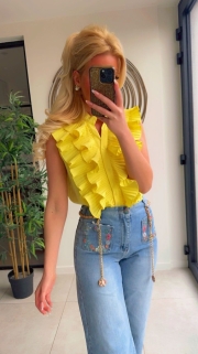 bloes/top geel frull