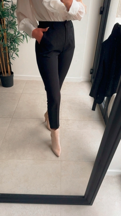 classic pants black