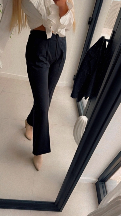 classic pants black