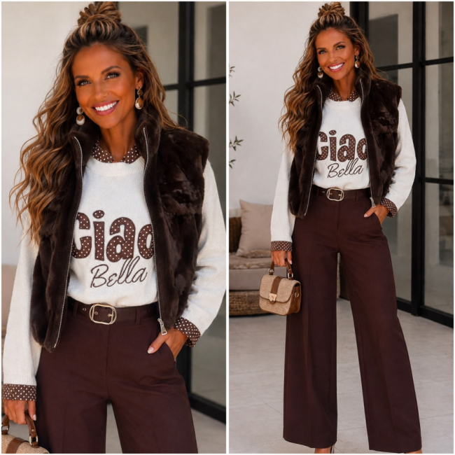 gillet teddy bruin