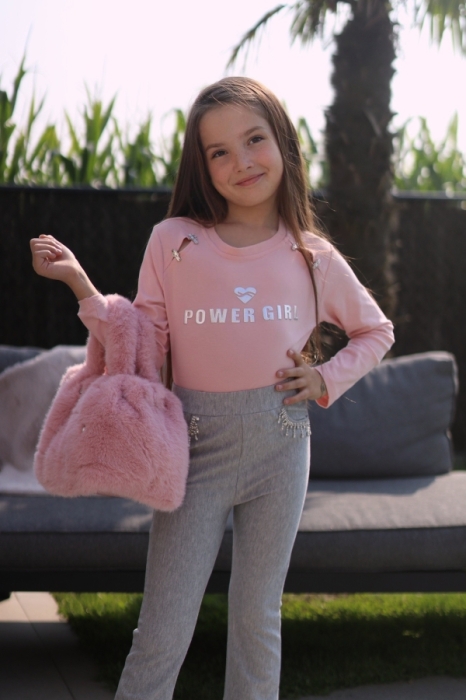 Pull roze power Girl