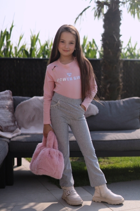 Pull roze power Girl