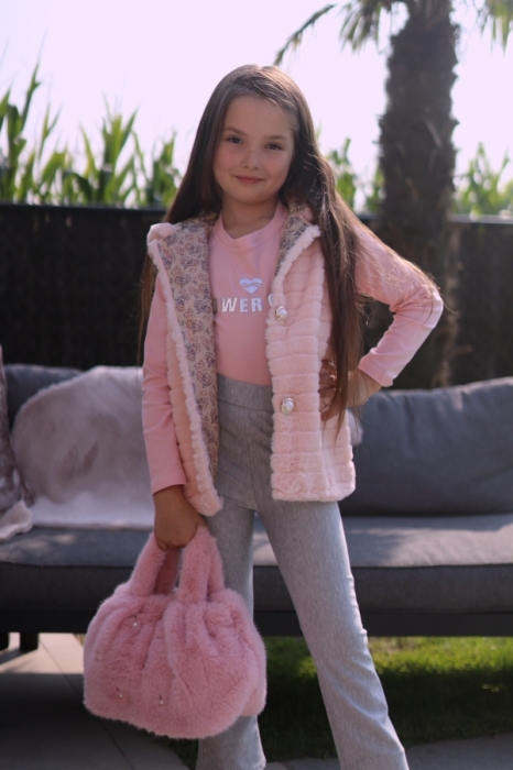 Pull roze power Girl