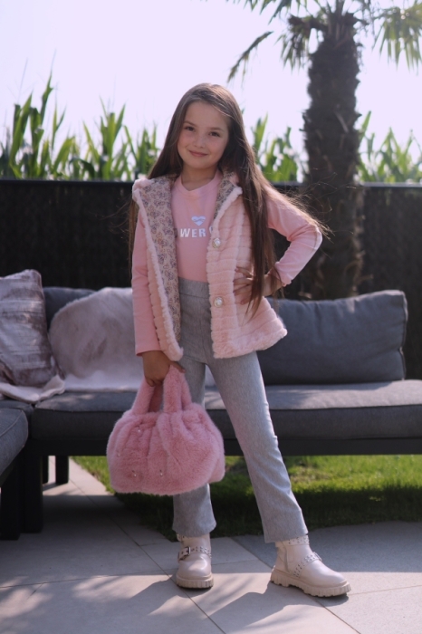 Pull roze power Girl