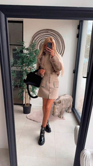 Rok Taupe Botton