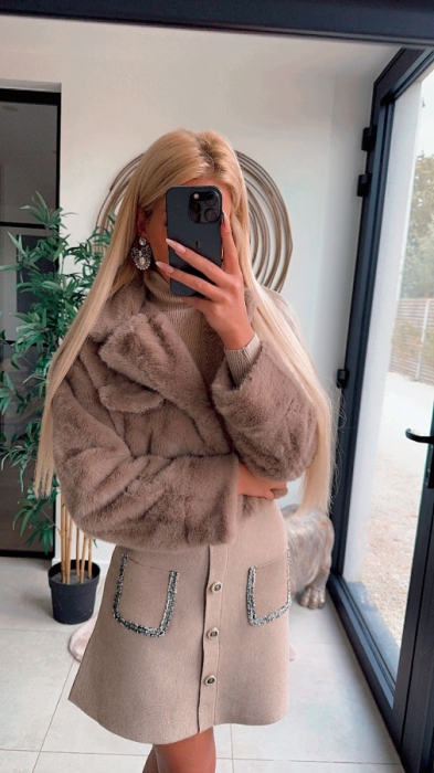 Rok Taupe Botton