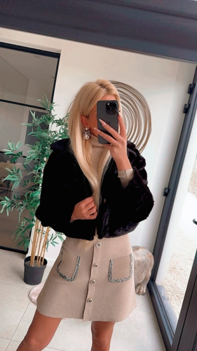 Rok Taupe Botton