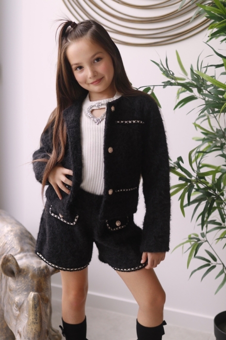 Set Black Jasje en short