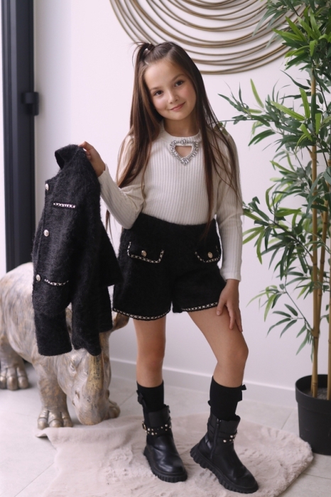 Set Black Jasje en short
