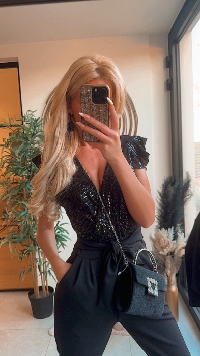 Jumpsuit Black Pallettes