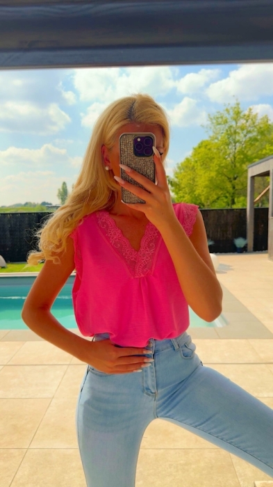 Chemise fushia