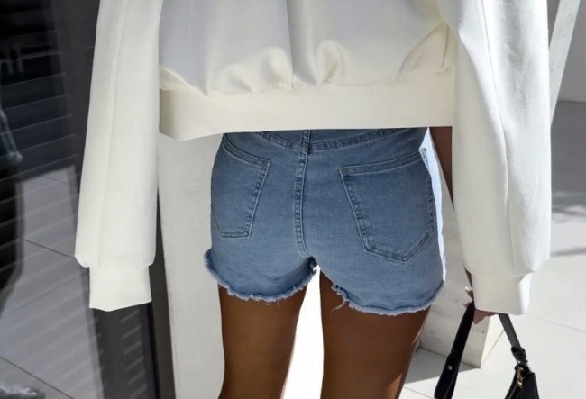 Jupeshort jeans 