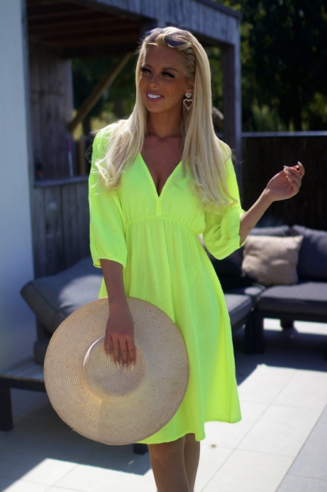 Dress yellow