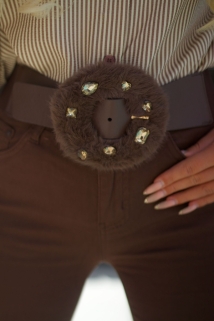 Ceinture marron Teddy 