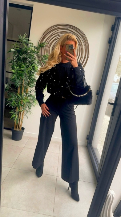 Broek wijd zwart 