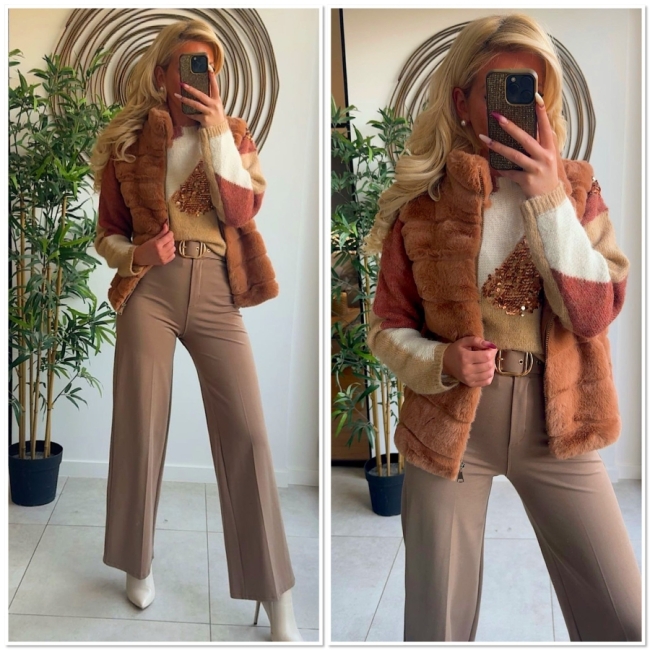 Pull 3 Colors paillet 