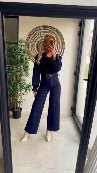  BLoes marineblauw frull