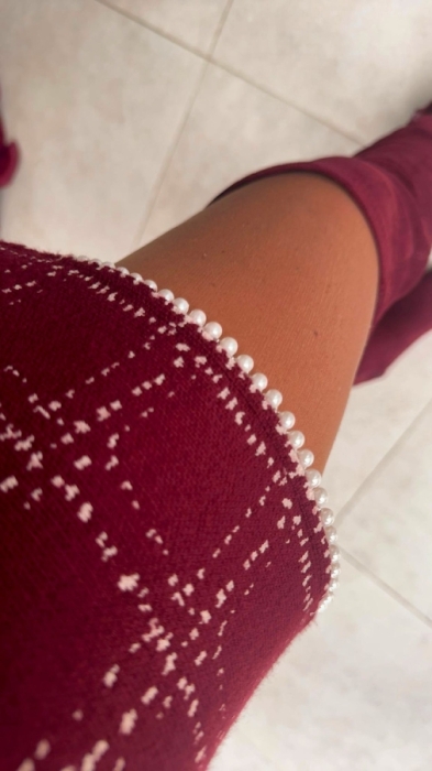 Jupe Bordeaux buttons 