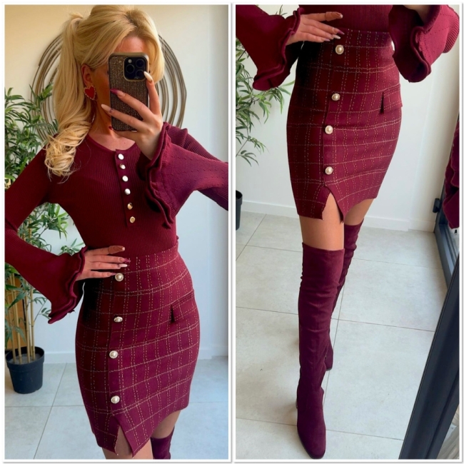 Pull Bordeaux buttons 