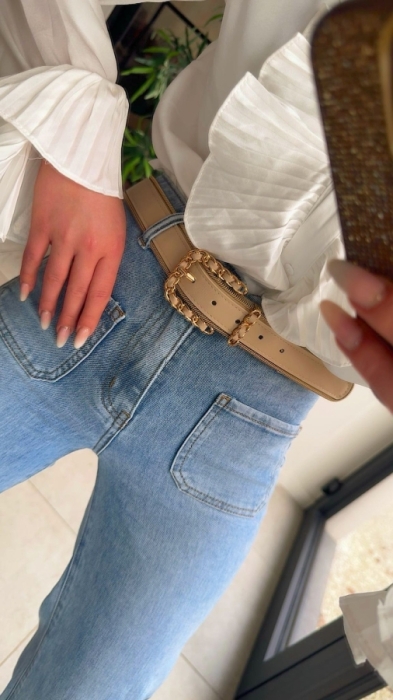 Ceinture beige 
