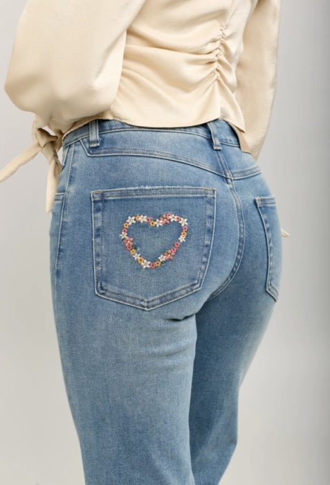 Broek jeans Wide leg Hartje