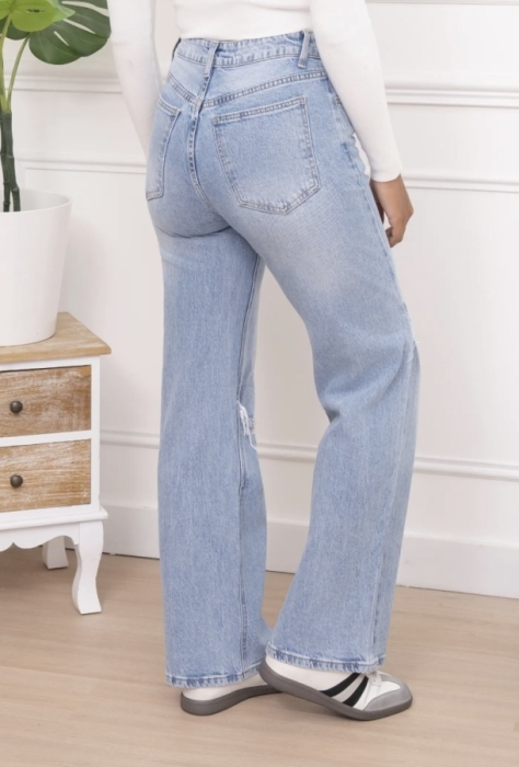Jeans Wide leg scheuren