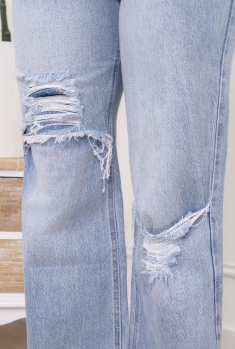Jeans Wide leg scheuren