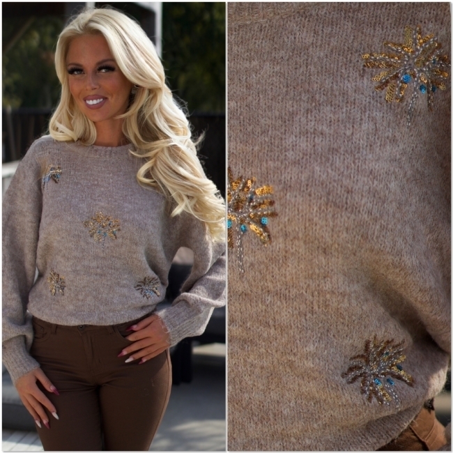 Gilet Teddy crème met kap