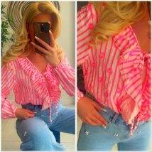Blouse pink fluo 